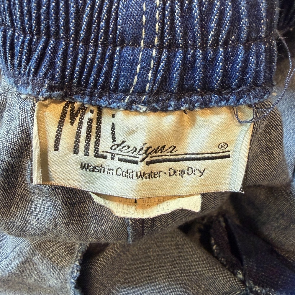 Mili Designs Jeans‎ Women 30x28 Dark Straight High Rise VTG - Picture 9 of 10